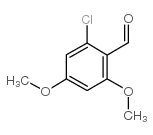 2-氯-4,6-二甲氧基苯甲醛结构式