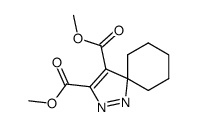 1,2-Diazaspiro[4.5]deca-1,3-dien-3,4-dicarbonsaeure-dimethylester结构式