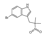 5-bromo-3-(2,2-dimethyl-2-nitroethyl)-1H-indole结构式