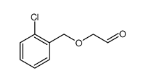 Acetaldehyde, 2-[(2-chlorophenyl)methoxy] Structure