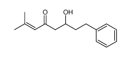 6-hydroxy-2-methyl-8-phenyloct-2-en-4-one结构式