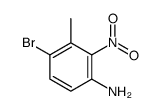 4-溴-3-甲基-2-硝基苯胺结构式