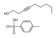 4-methylbenzenesulfonic acid,non-3-yn-1-ol结构式
