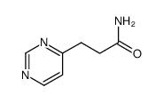 3-pyrimidin-4-yl-propionic acid amide结构式