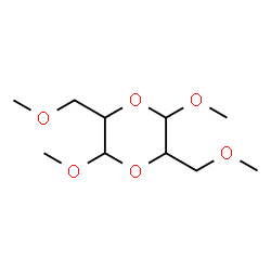 p-Dioxane,2,5-dimethoxy-3,6-bis(methoxymethyl)- (3CI) Structure