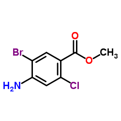 Methyl 4-amino-5-bromo-2-chlorobenzoate Structure