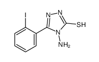 4-amino-3-(2-iodophenyl)-1H-1,2,4-triazole-5-thione Structure
