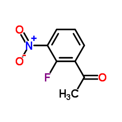1-(2-氟-3-硝基苯基)乙酮结构式