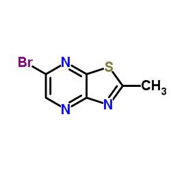 6-溴-2-甲基噻唑并[5,4-b]吡嗪结构式