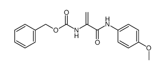 2-(((benzyloxy)carbonyl)amino)-N-(p-methoxyphenyl)acrylamide Structure