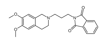 2-[3-(3,4-DIHYDRO-6,7-DIMETHOXY-2(1H)-ISOQUINOLINYL)PROPYL]-1H-ISOINDOLE-1,3(2H)-DIONE structure