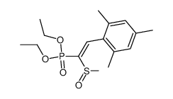 1-(Methylsulfinyl)-1-(diethoxyphosphoryl)-2-(2,4,6-trimethylphenyl)ethene结构式