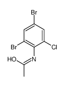 N-(2,4-dibromo-6-chlorophenyl)acetamide Structure