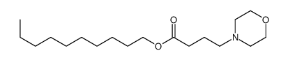 decyl 4-morpholin-4-ylbutanoate结构式