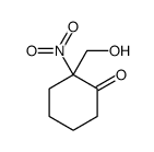 2-(hydroxymethyl)-2-nitrocyclohexan-1-one Structure