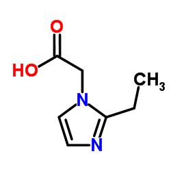 (2-Ethyl-1H-imidazol-1-yl)acetic acid Structure