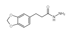 3-(苯并[d][1,3]-6-二氧烷)丙肼结构式