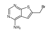 6-(Bromomethyl)thieno[2,3-d]pyrimidin-4-amine Structure