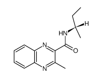 3-Methyl-quinoxaline-2-carboxylic acid ((S)-sec-butyl)-amide结构式