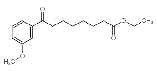 ethyl 8-(3-methoxyphenyl)-8-oxooctanoate结构式