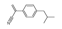 1-cyano-1-(4-isobutylphenyl)ethene结构式