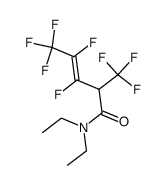 (E)-3,4,5,5,5-Pentafluoro-2-trifluoromethyl-pent-3-enoic acid diethylamide Structure