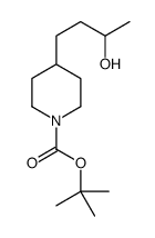 tert-butyl 4-(3-hydroxybutyl)piperidine-1-carboxylate结构式