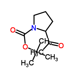 2-乙酰基吡咯烷-1-羧酸叔丁酯结构式