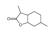 Alpha,4-二甲基-2-羟基环己烷乙酸-Γ-内酯结构式