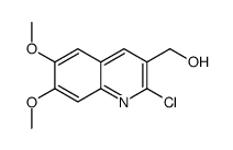 (2-氯-6,7-二甲氧基喹啉-3-基)甲醇结构式