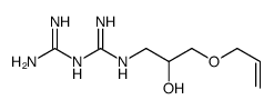 1-[3-allyloxy-2-hydroxypropyl]biguanide结构式