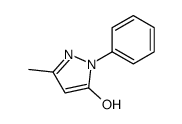 5-Methyl-2-phenyl-2H-pyrazol-3-ol Structure