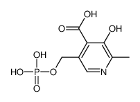 4-pyridoxic acid 5'-phosphate结构式