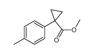 1-(4-甲基苯基)环丙烷-1-羧酸甲酯结构式
