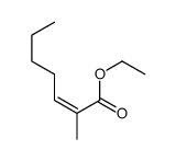 ethyl 2-methylhept-2-enoate Structure