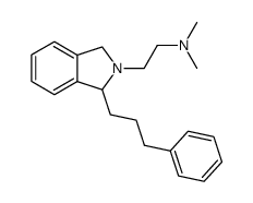 Dimethyl-{2-[1-(3-phenyl-propyl)-1,3-dihydro-isoindol-2-yl]-ethyl}-amine结构式