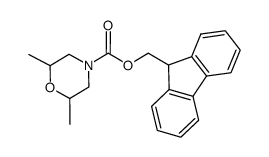 (9H-fluoren-9-yl)methyl 2,6-dimethylmorpholine-4-carboxylate Structure