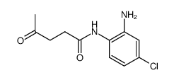 levulinic acid-(2-amino-4-chloro-anilide) Structure
