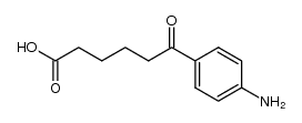 6-(4-amino-phenyl)-6-oxo-hexanoic acid结构式