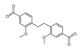 2-methoxy-1-[2-(2-methoxy-4-nitrophenyl)ethyl]-4-nitrobenzene结构式
