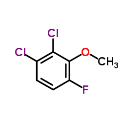 2,3-Dichloro-6-fluoroanisole结构式