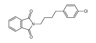2-(4-(4-chlorophenyl)butyl)isoindoline-1,3-dione Structure