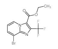 8-溴-2-(三氟甲基)咪唑乙基-[1,2-a]吡啶-3-羧酸乙酯图片