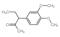 3-(3,4-二甲氧基苯基)戊-2-酮结构式