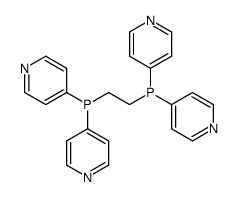 2-dipyridin-4-ylphosphanylethyl(dipyridin-4-yl)phosphane结构式