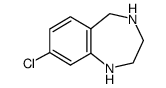 8-CHLORO-2,3,4,5-TETRAHYDRO-1H-BENZO[E][1,4]DIAZEPINE Structure