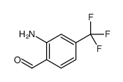 2-amino-4-(trifluoromethyl)benzaldehyde结构式