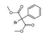 dimethyl 2-bromo-2-phenylpropanedioate Structure
