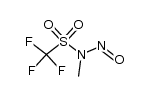 1,1,1-trifluoro-N-methyl-N-nitrosomethanesulfonamide结构式