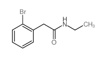 2-(2-溴苯基)乙酰胺乙酯结构式